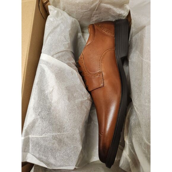 Clarks Clarkslite Men’s Dress Shoes – Size 13, Tan Combi, New in Box - Picture 11 of 13